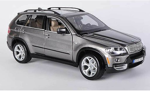 Bmw X5 E53 1/18 Burago grijs (1:19) modelauto