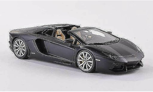 Lamborghini Aventador Roadster 1/43 Look Smart LP700-4 matzwart modelauto