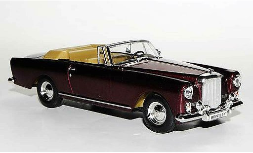 Bentley Continental cabriolet 1/43 Yat Ming S2 DHC Park Ward rood LHD modelauto