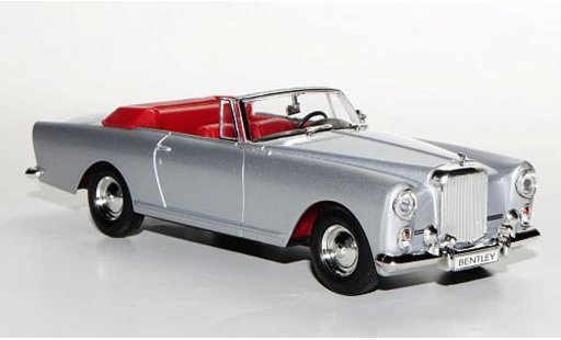 Bentley Continental cabriolet 1/43 Yat Ming S2 DHC Park Ward grijs LHD modelauto