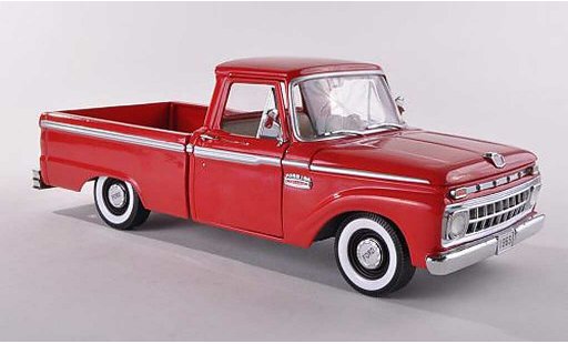 Ford F-100 Pickup 1/18 Sun Star 00 Douane Cab rood 1965 modelauto