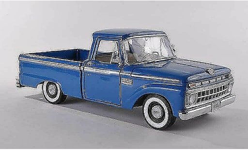 Ford F-100 Pickup 1/18 Sun Star 00 Douane Cab blauw 1965 modelauto