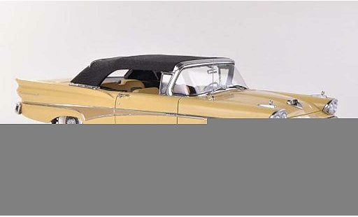 Ford Fairlane 500 Convertible 1/18 Sun Star Cabriolet geel kap gesloten modelauto