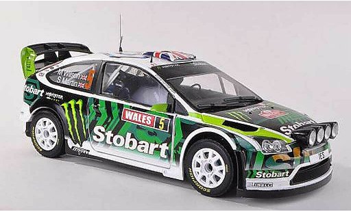 Ford Focus RS WRC 1/43 Sun Star 2008 No.5 Stobart/Monster Rally Grande-Bretagne 2010 M.Wilson/S.Martin modelauto
