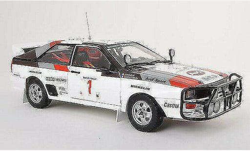 Audi Quattro a1 1/18 Sun Star No.1 Safari Rally 1983 M.Mouton/F.Pons modelauto