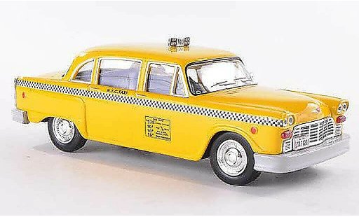 Checker Marathon taxi 1/43 WhiteBox Yellow Cab - New York City 1980 modelauto