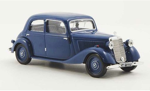 Mercedes 170 Base 1/43 WhiteBox V (W136) blauw 1949 modelauto