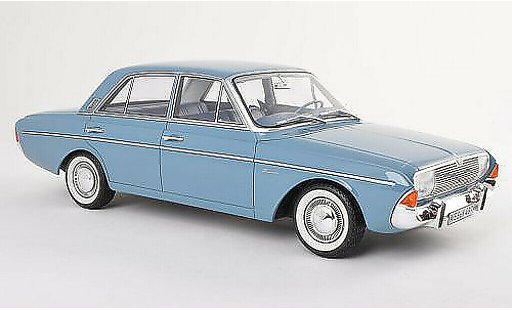 Ford Taunus 20M 1/18 BoS Models (P5) -blauw limitee edition 1.000 pieces modelauto