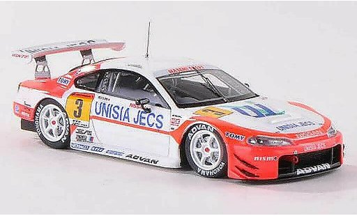 Nissan Silvia S15 1/43 Ebbro No.3 Unisia Jecs JGTC 2002 T.Yamano/M.Yanagida modelauto