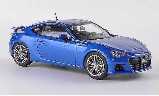 Subaru BRZ Concept 1/43 Ebbro blauw RHD Tokyo Motor Show 2011 modelauto