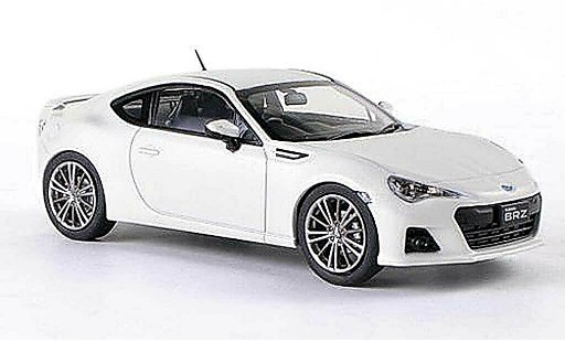 Subaru BRZ Concept 1/43 Ebbro mat wit RHD Tokyo Motor Show 2011 modelauto