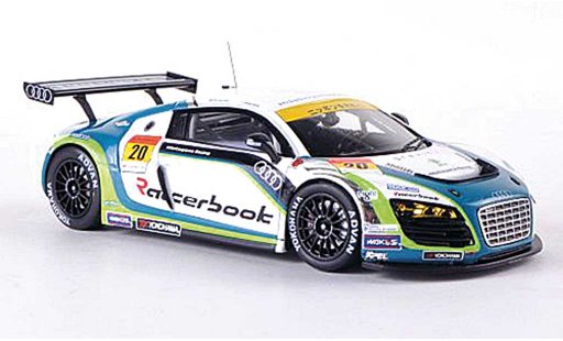 Audi R8 lms 1/43 Ebbro No.20 Hitotsuyama Racing Super GT300 2012 M.Kim/H.Noda modelauto