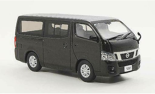 Nissan NV350 Base 1/43 Ebbro Caravan bruin modelauto