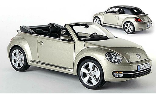 Volkswagen Beetle Cabriolet 1/18 Kyosho beige 2013 modelauto