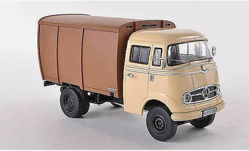 Mercedes L319 Base 1/43 Premium ClassiXXs L 319 Viehtransporter beige/bruin modelauto