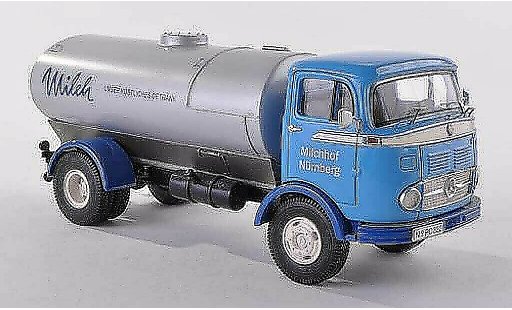 Mercedes LP 911 Tankwagen 1/43 Premium ClassiXXs camion-citerne Milch blauw modelauto