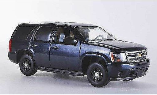 Chevrolet Tahoe police 1/43 First Response blauw met Politie-Zubehor 2011 modelauto