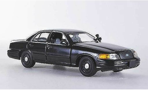 Ford Crown Police Interceptor 1/43 First Response Victoria zwart met Politie-Zubehor modelauto