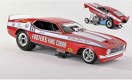 Ford Mustang Funny Car 1/43 Ertl NHRA Foster's King Cobra modelauto