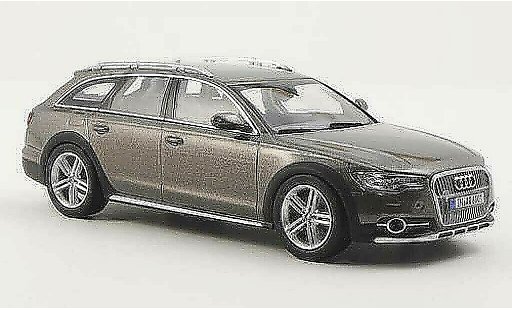 Audi A6 allroad 1/43 Kyosho Quattro (C7) grijs 2012 modelauto