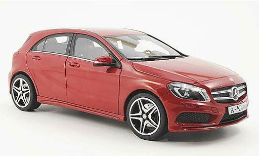Mercedes Classe A Base 1/18 Norev (W176) rood 2012 modelauto