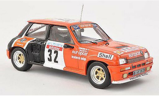 Renault 5 Turbo 1/43 IXO No.32 Europcar Tour de Corse 1986 C.Balesi/J.-P.Cirindini modelauto
