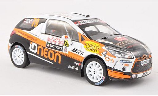 DS Automobiles DS3 R3 1/43 IXO No.79 Burri garage Rally Monte Carlo 2011 M.Burri/S.Rey modelauto