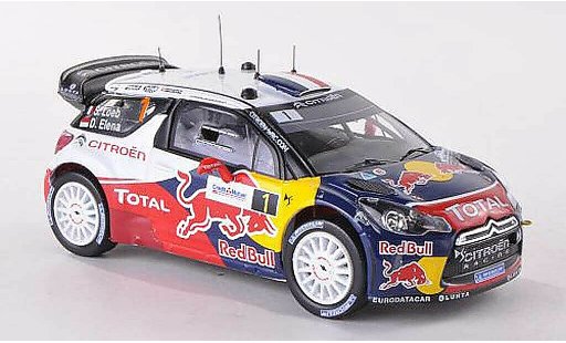 DS Automobiles DS3 WRC 2012 1/43 IXO No.1 Total Rally de France S.Loeb/D.Elena modelauto