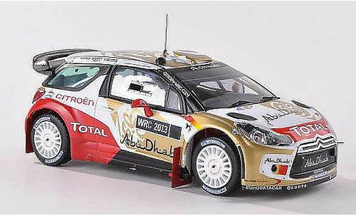 DS Automobiles DS3 WRC 2013 1/43 IXO Abu Dhabi World Rally Team Presentationsfahrzeug modelauto