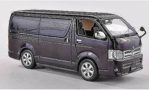 Toyota Hiace Super GL 1/43 J Collection zwart-violet RHD 2012 modelauto