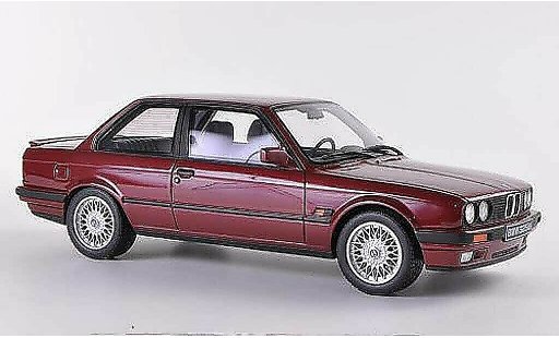 Bmw 325 coupe 1/18 Ottomobile E30 is (E30) rood 1990 modelauto