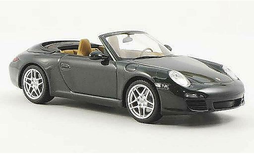 Porsche 911 Cabriolet 1/43 Minichamps S groen modelauto