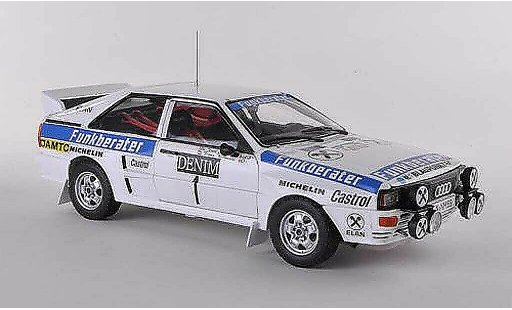 Audi Quattro a2 1/18 Sun Star No.1 Funkberater Janner Rally 1984 Wittmann/Nestinger modelauto