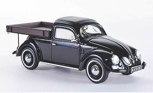 Volkswagen Kafer Base 1/43 Schuco Beutler-laadbak zwart modelauto
