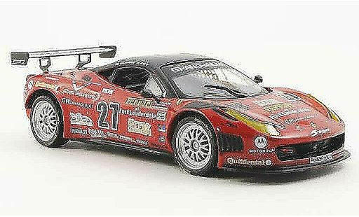 Ferrari 458 Italia Grand-AM 1/43 Ferrari Racing Collection Grand Am Daytona test J.Melo / T.Vilander 2011 modelauto