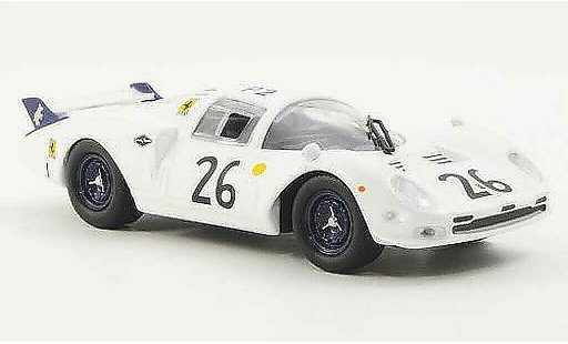 Ferrari 365 P2 1/43 Ferrari Racing Collection Elefante Bianco 24h Le Mans C.Parsons / R.Rodriguez 1967 modelauto