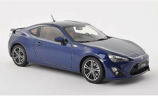 Toyota 86 2012 1/18 Autoart GT (Europa Version/LHD) zwart-blauw modelauto