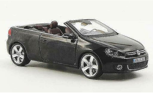 Volkswagen Golf Cabriolet 1/43 Schuco zwart 2011 modelauto