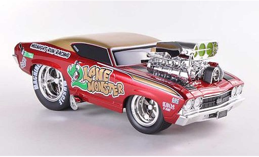 Chevrolet Chevelle SS 1/18 Maisto 1969 rood/gold modelauto