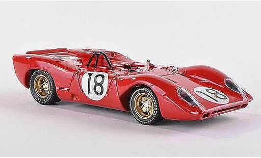 Ferrari 312 P 1/43 Best Spyder No.18 Le Mans Test 1967 Brambilla/Schetty modelauto