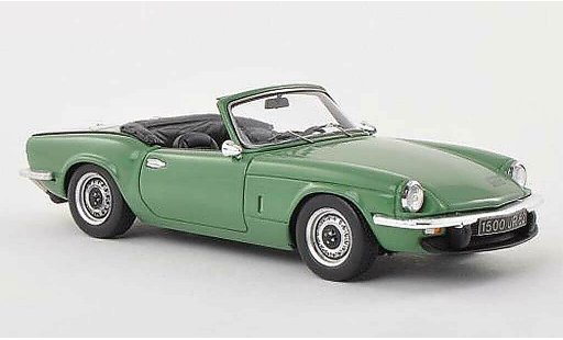 Triumph Spitfire Base 1/43 Spark 1500 groen LHD 1975 modelauto