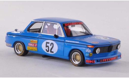 Bmw 2002 tii 1/43 Spark No.52 Atomic DRM 1974 W.May modelauto