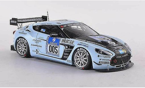 Aston Martin V12 Zagato coupe 1/43 Spark Zagato No.005 24h Nurburgring 2012 U.Bez/C.Porritt/W.Schuhbauer/R.Meaden modelauto