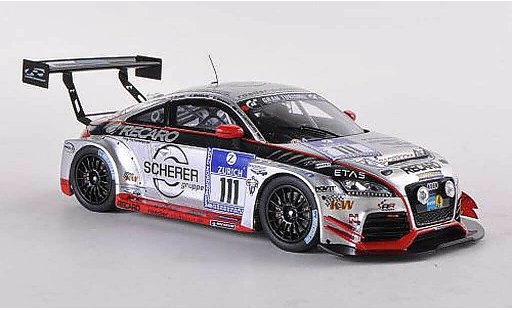 Audi TT rs 1/43 Spark No.111 Scherer 24h Nurburgring 2012 S.Landmann/C.Breuer/J.Wohlfarth/E.Deegener modelauto