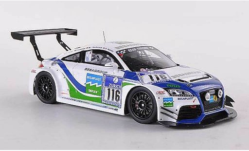 Audi TT rs 1/43 Spark No.116 Besaplast 24h Nurburgring 2012 F.Kovac/M.Tschornia/F.Lesturp/K.Thiim modelauto