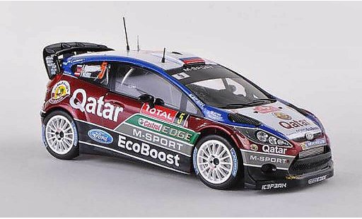 Ford Fiesta WRC 1/43 Spark No.5 Qatar Rally Monte Carlo 2013 E.Novikov/I.Minor modelauto