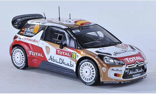 DS Automobiles DS3 WRC 2013 1/43 Spark No.10 Abu Dhabi Rally Monte Carlo D.Sordo/C.Del Barrio modelauto