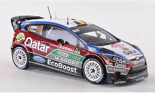 Ford Fiesta WRC 1/43 Spark No.11 M-Sport/Qatar Rally Monte Carlo 2013 T.Neuville/N.Gilsoul modelauto