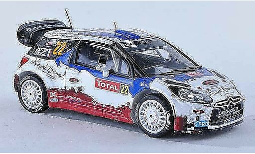 DS Automobiles DS3 WRC 2013 1/43 Spark No.22 royal Bernard Rally Monte Carlo B.Bouffier/X.Panseri modelauto