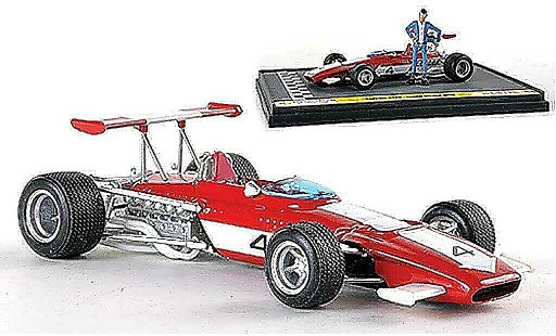 Ferrari 312 B 1/43 Brumm No.4 Lupin on the grid 1970 modelauto